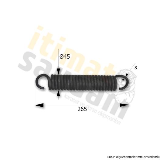 Kültivatör Yayı 8 mm